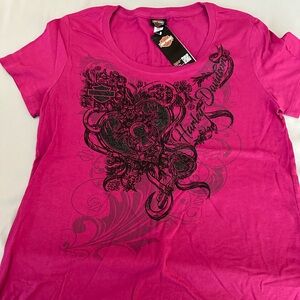 Women pretty pink top NWT
